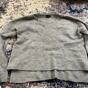 Ambiance apparel grey sweater women size medium